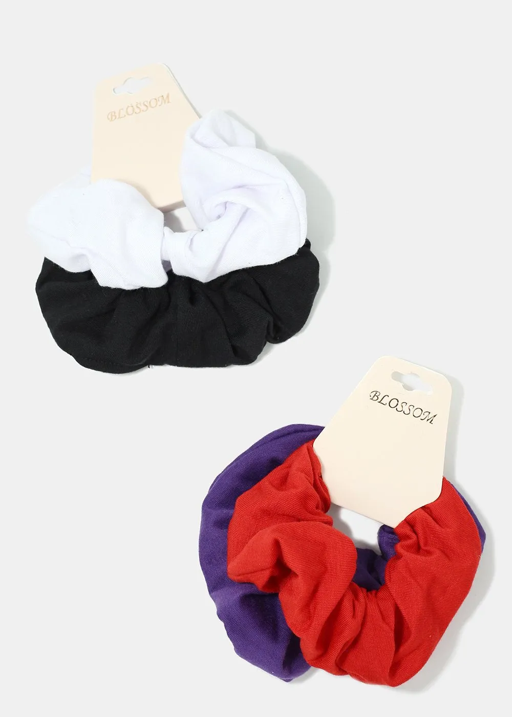 2-Piece Multi Color Scrunchies