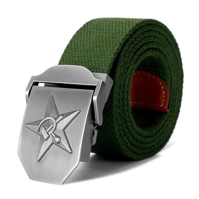 3D Soviet Labor Venus CCCP Canvas Belt