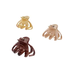 4.2cm Two Tone Brown Shades Octopus Clamps