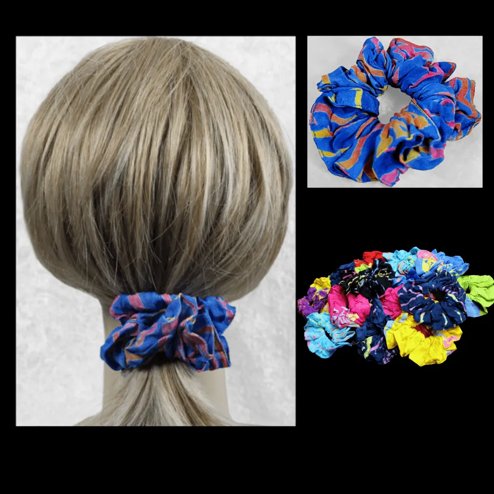 50 Assorted Batik Hair Scrunchies ($0.71 each)