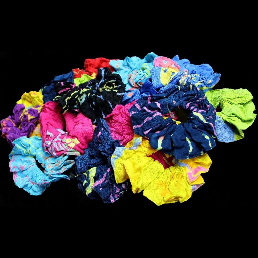 50 Assorted Batik Hair Scrunchies ($0.71 each)