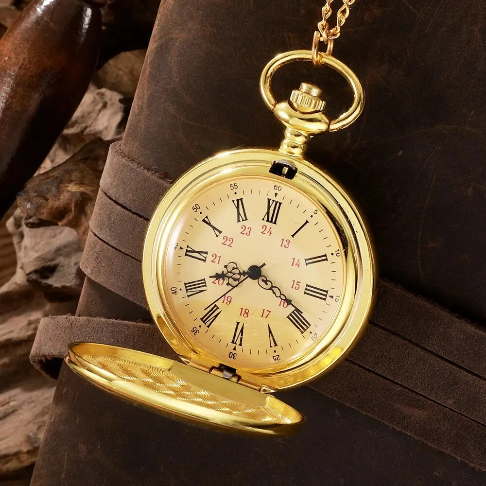 Antique Pocket Watch /Necklace Pendant Clock Chain