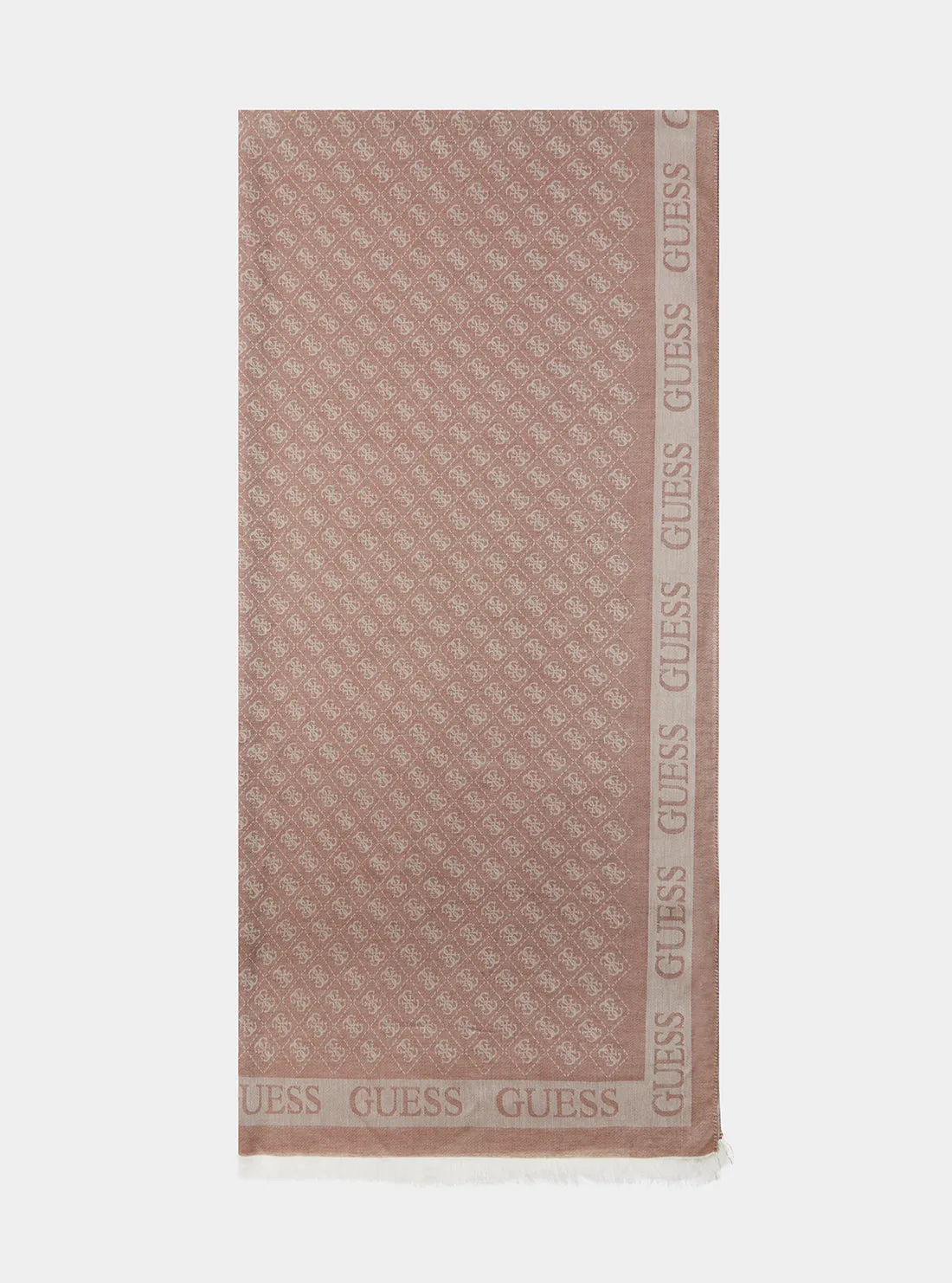 Beige Tan Shemara Jacquard Scarf