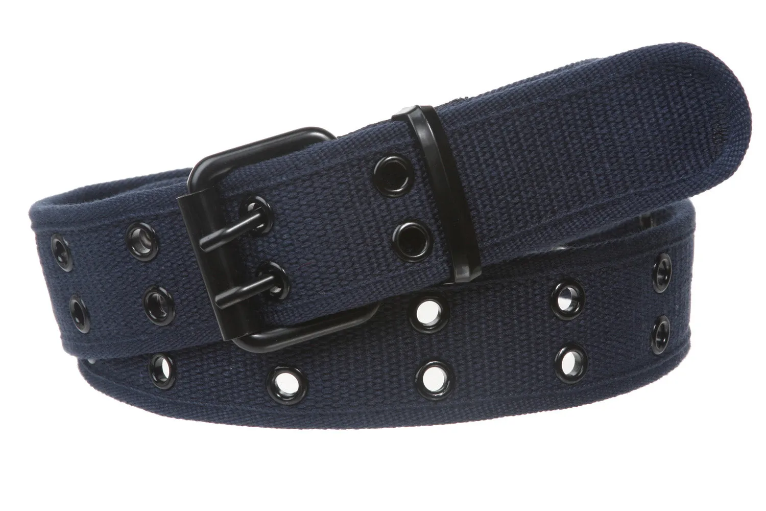 Big Tall Double Hole Grommets Canvas Web Belt Extra Large Plus Size