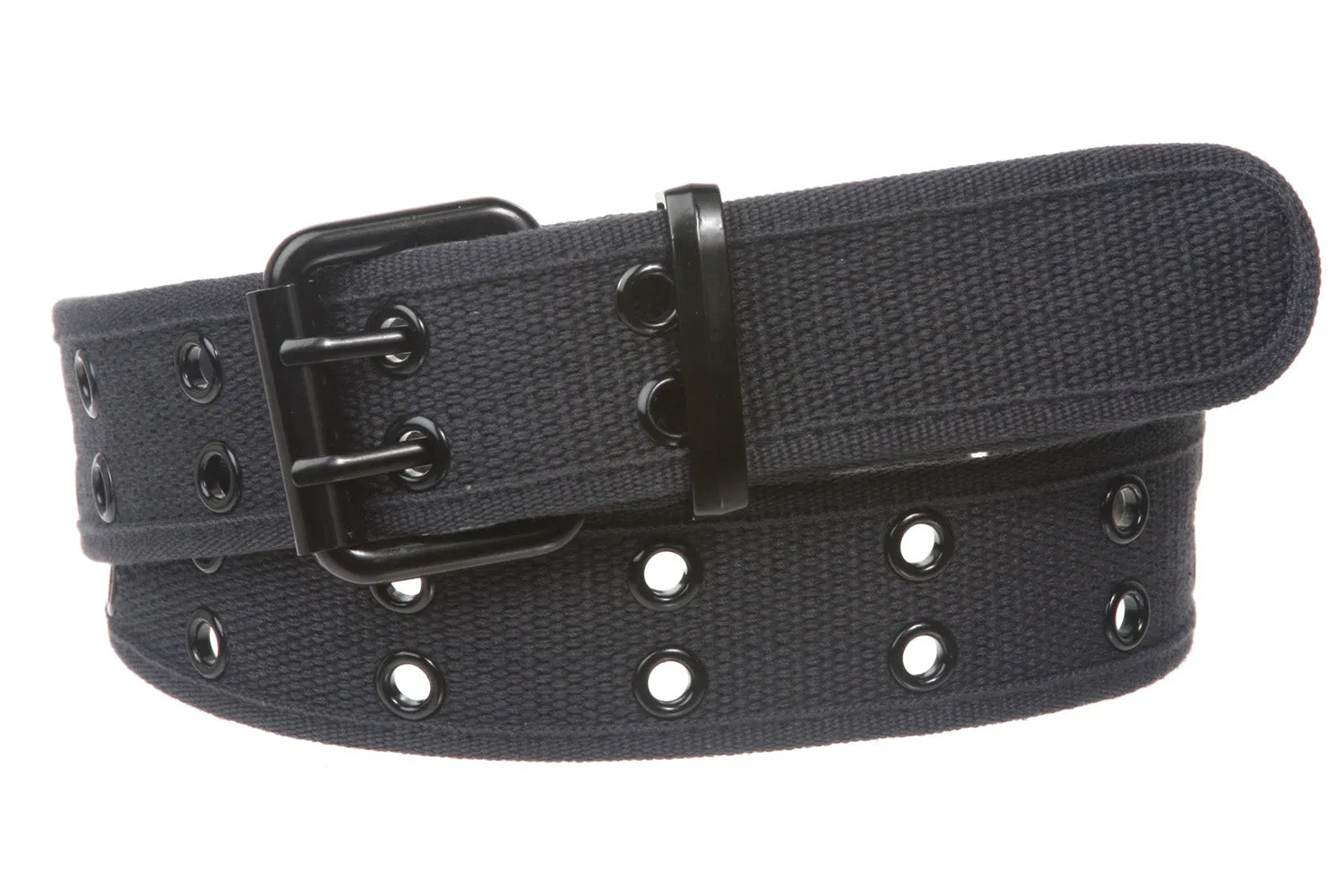 Big Tall Double Hole Grommets Canvas Web Belt Extra Large Plus Size