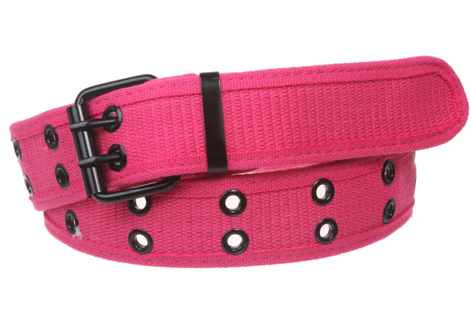 Big Tall Double Hole Grommets Canvas Web Belt Extra Large Plus Size