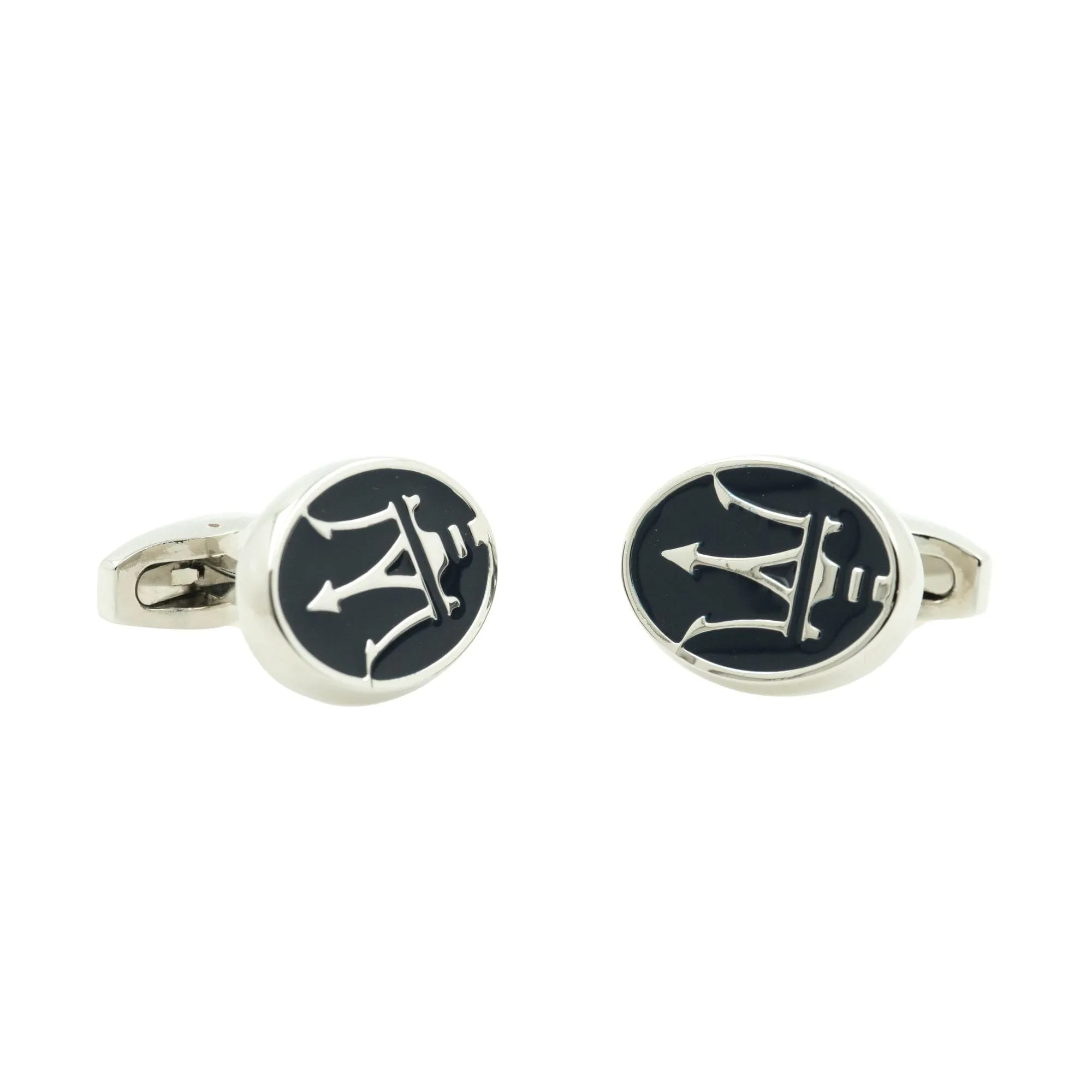 Blue Maserati Cufflinks