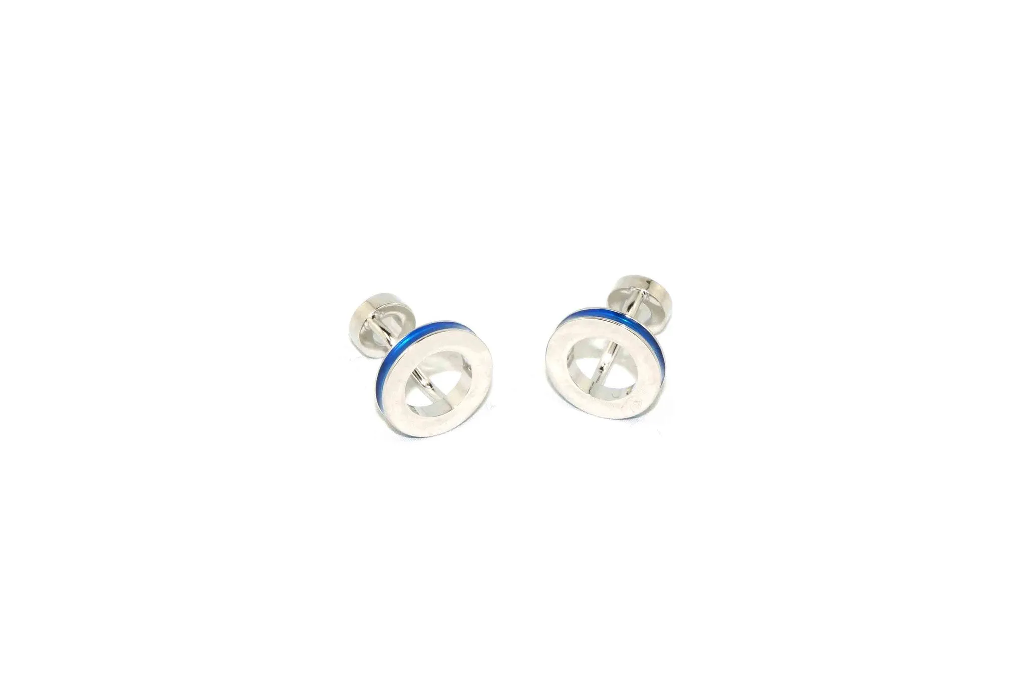 Blue Ring Cufflinks