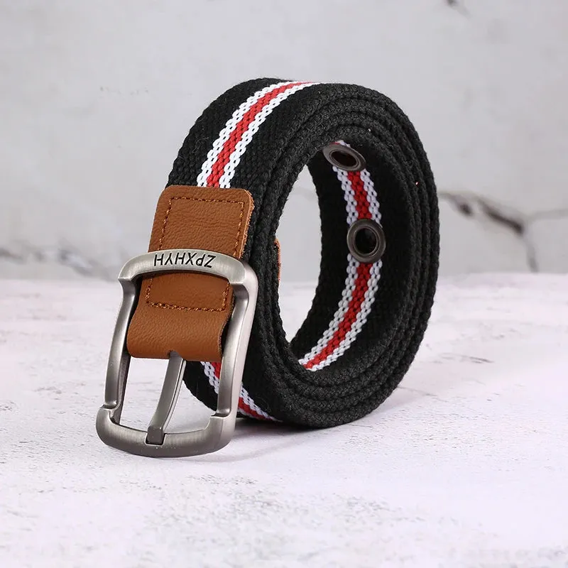 Canvas Tactical Belt: Versatile Style for Casual Comfort and Fashion