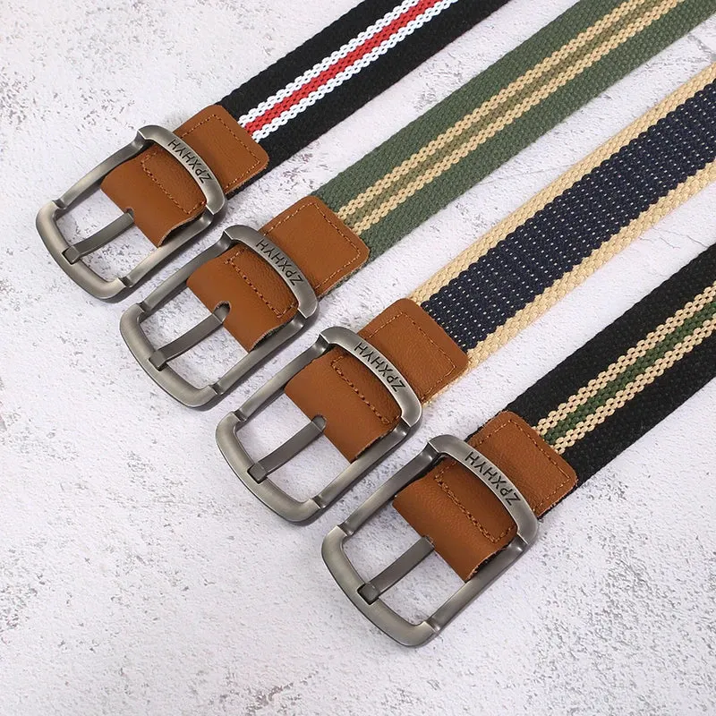 Canvas Tactical Belt: Versatile Style for Casual Comfort and Fashion