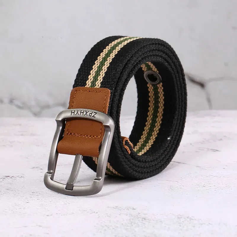 Canvas Tactical Belt: Versatile Style for Casual Comfort and Fashion