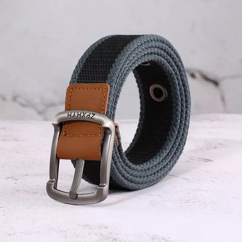 Canvas Tactical Belt: Versatile Style for Casual Comfort and Fashion