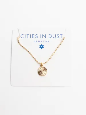 Cities in Dust - Gold Spiral Choker