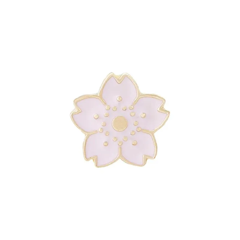 Cute Flower Series Badge Fashion Enamel Brooch Pins