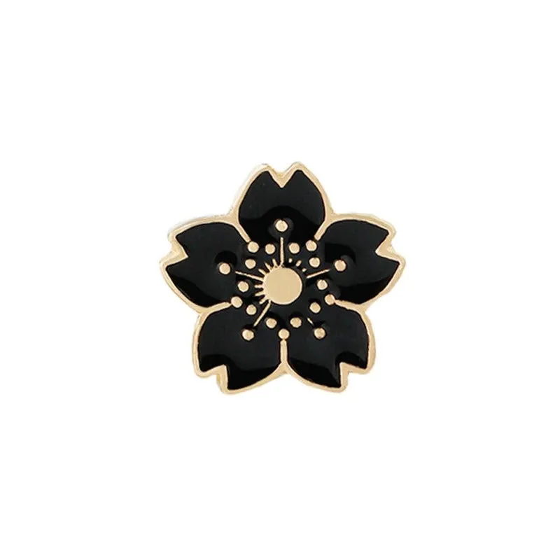 Cute Flower Series Badge Fashion Enamel Brooch Pins