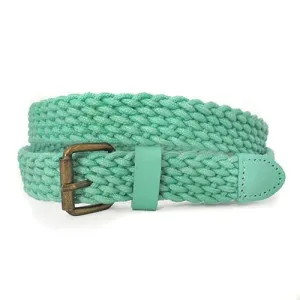 DANNY - Casual Mint Cotton Webbing Belt