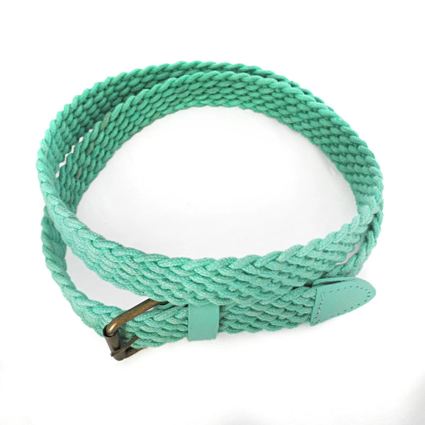 DANNY - Casual Mint Cotton Webbing Belt