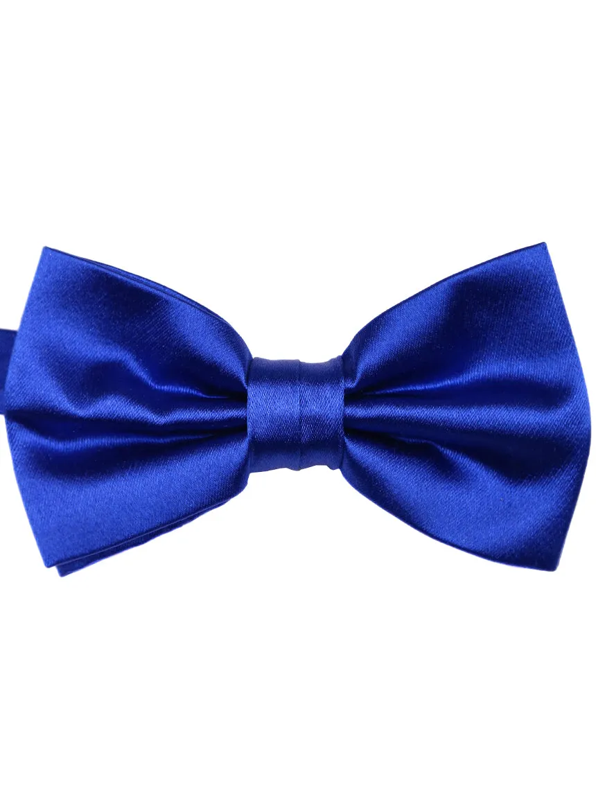 DÉCLIC Classic Plain Bow Tie - Royal