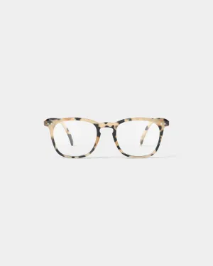 #E Reading Glasses - Light Tortoise