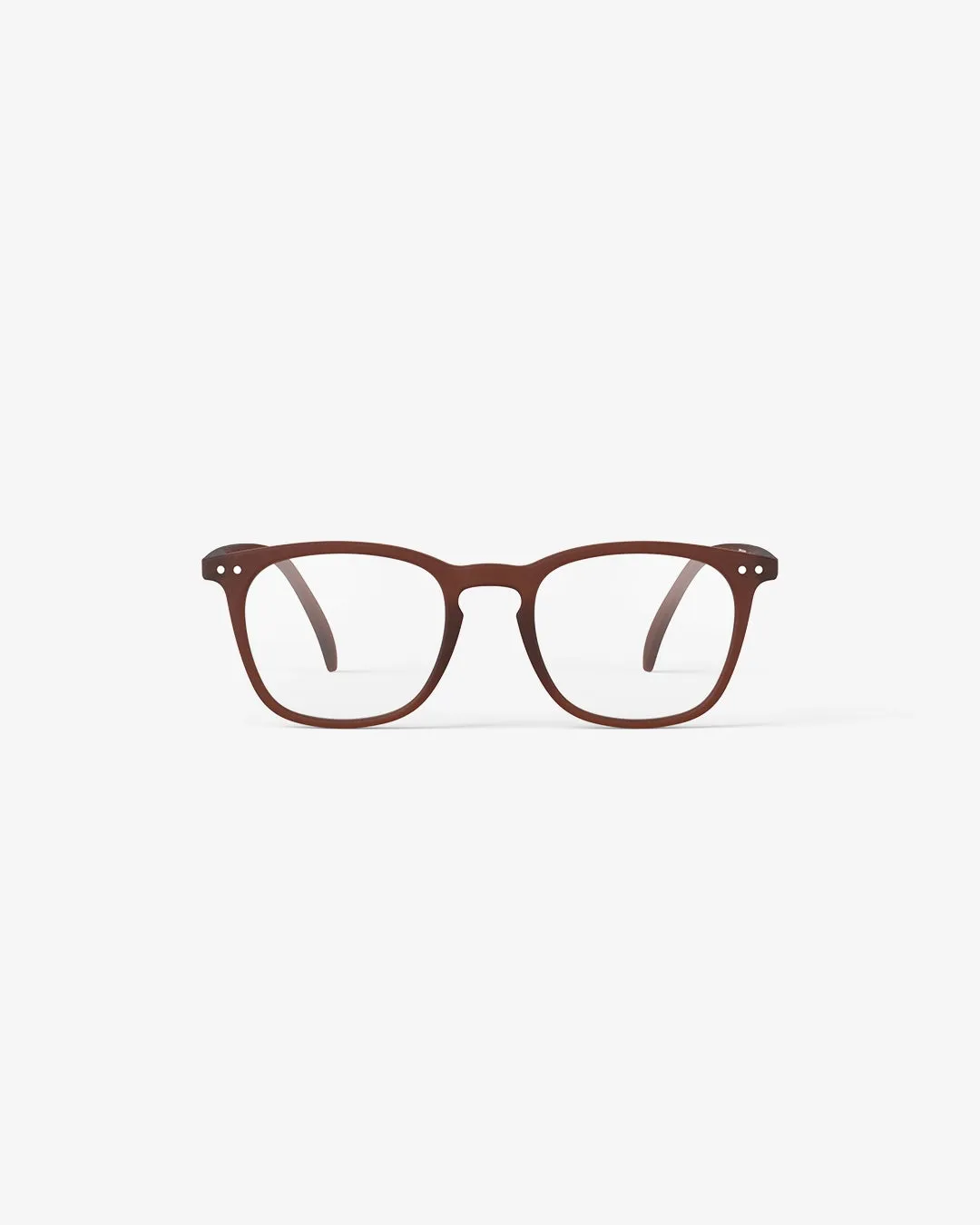 #E Reading Glasses - Mahogany