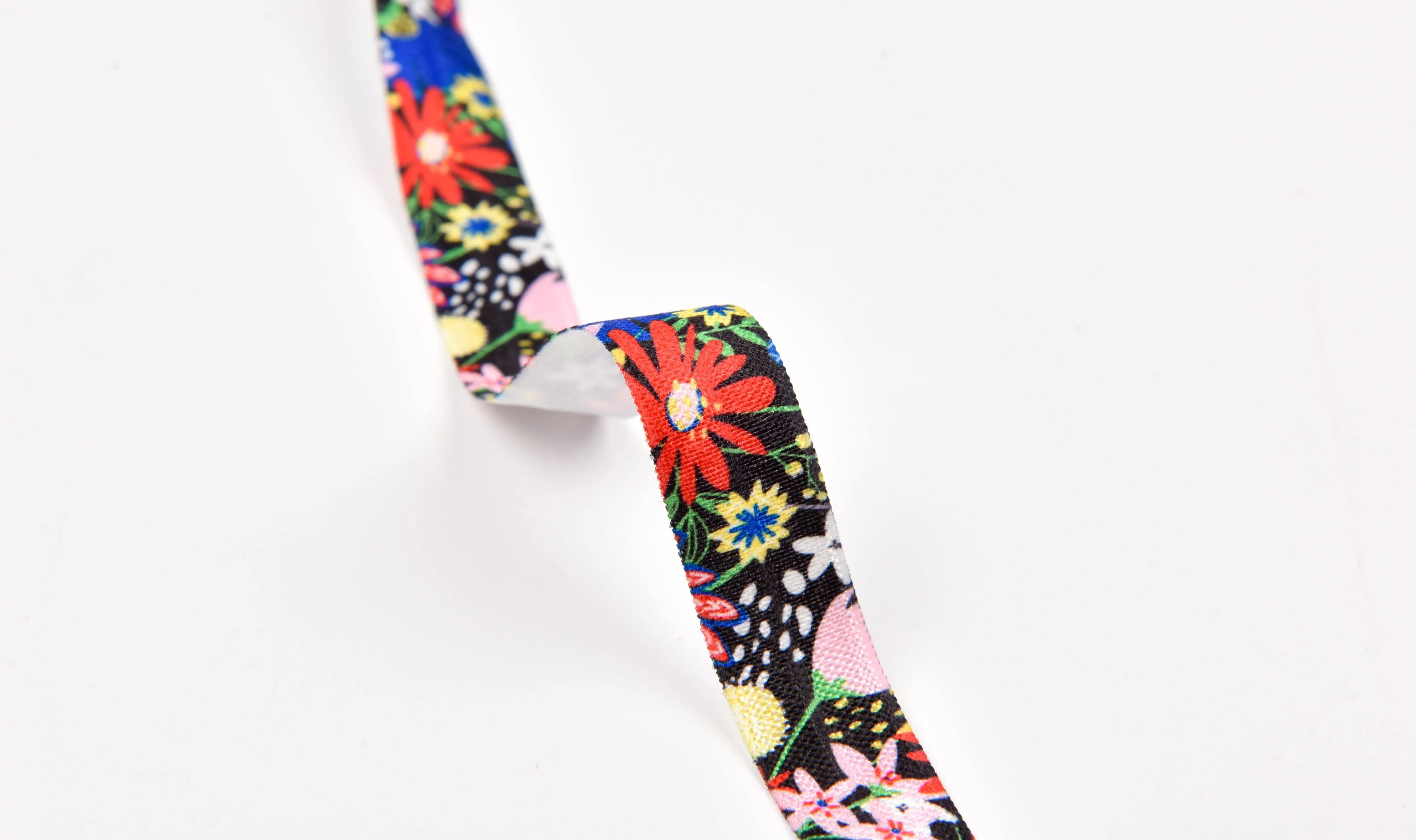 Elastic Strap Band Fold Over Printed, 15mm , 5 yards pack