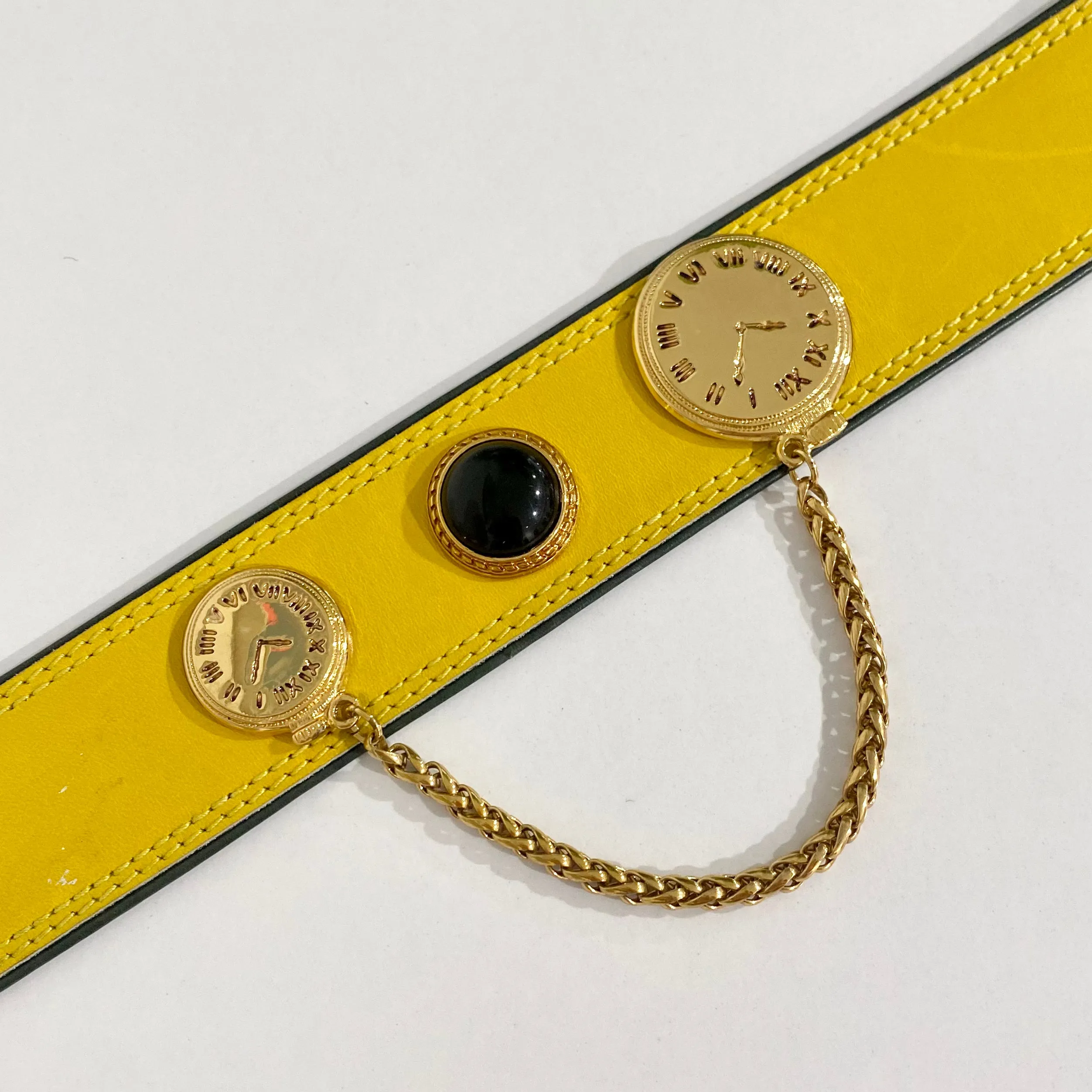 Escada Vintage Clock Belt