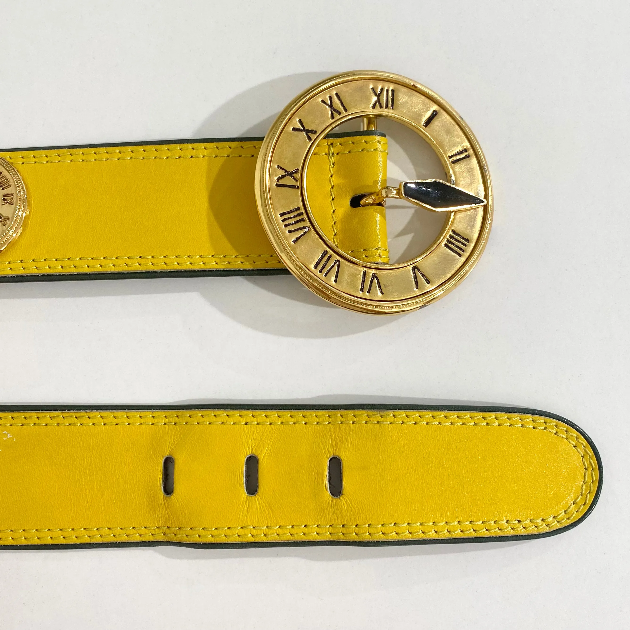 Escada Vintage Clock Belt