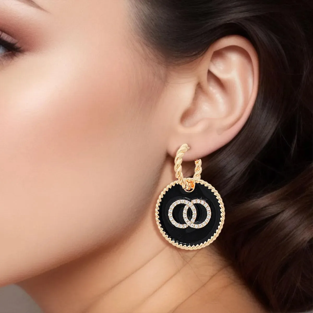 Fashion Jewelry: Achieve Effortless Elegance with Clear Infinity Gold Earrings