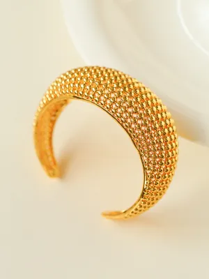 Fashionable Hollow Half Sphere Bangle