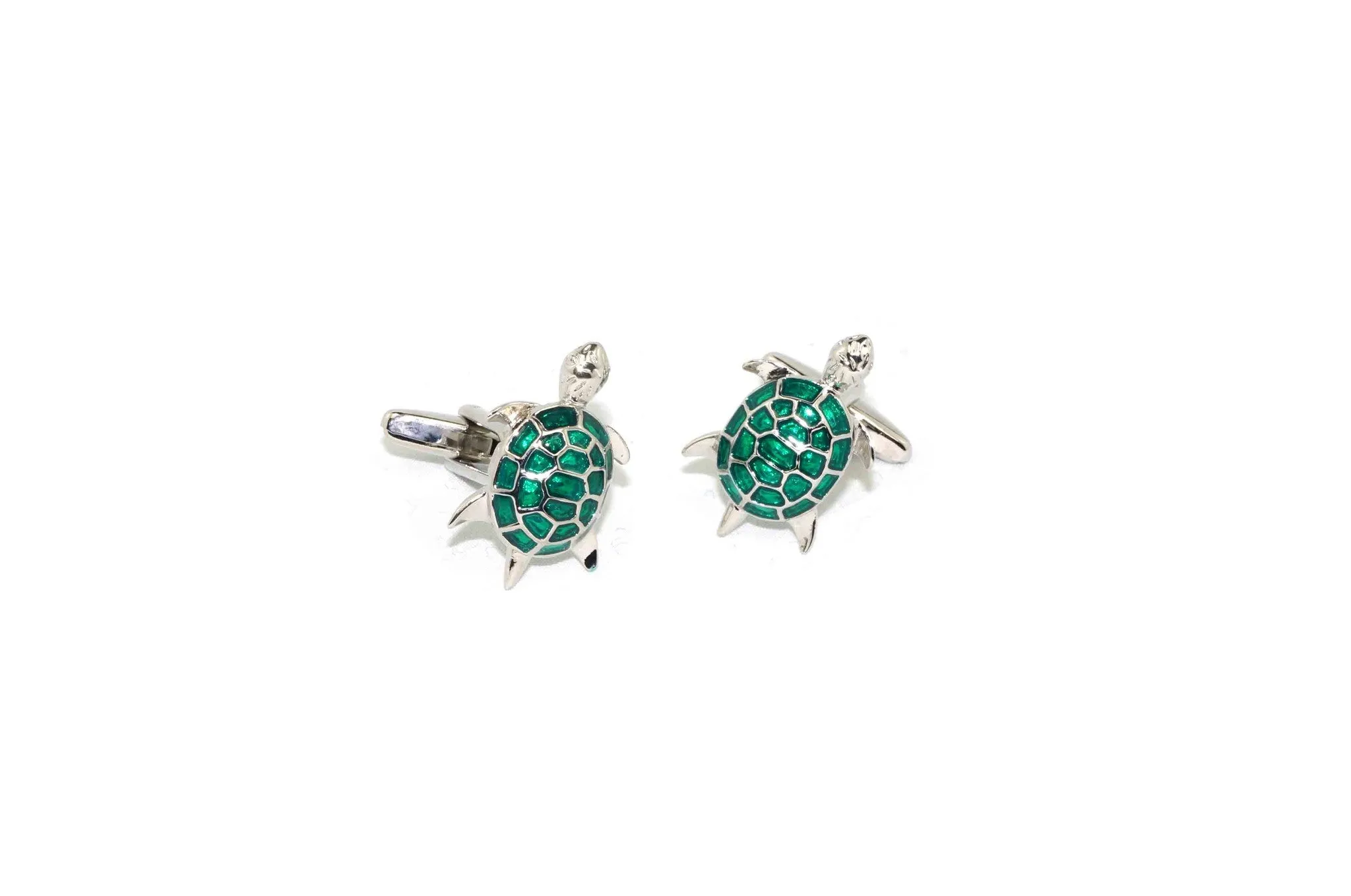 Green Turtle Cufflinks