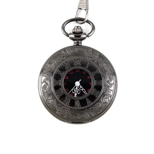 Hot Fashion Steampunk Retro Vintage Chain Quartz Pocket Watch Roman Pattern