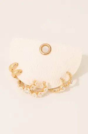 Jasmine Mixed Studded Hoop Earrings Set