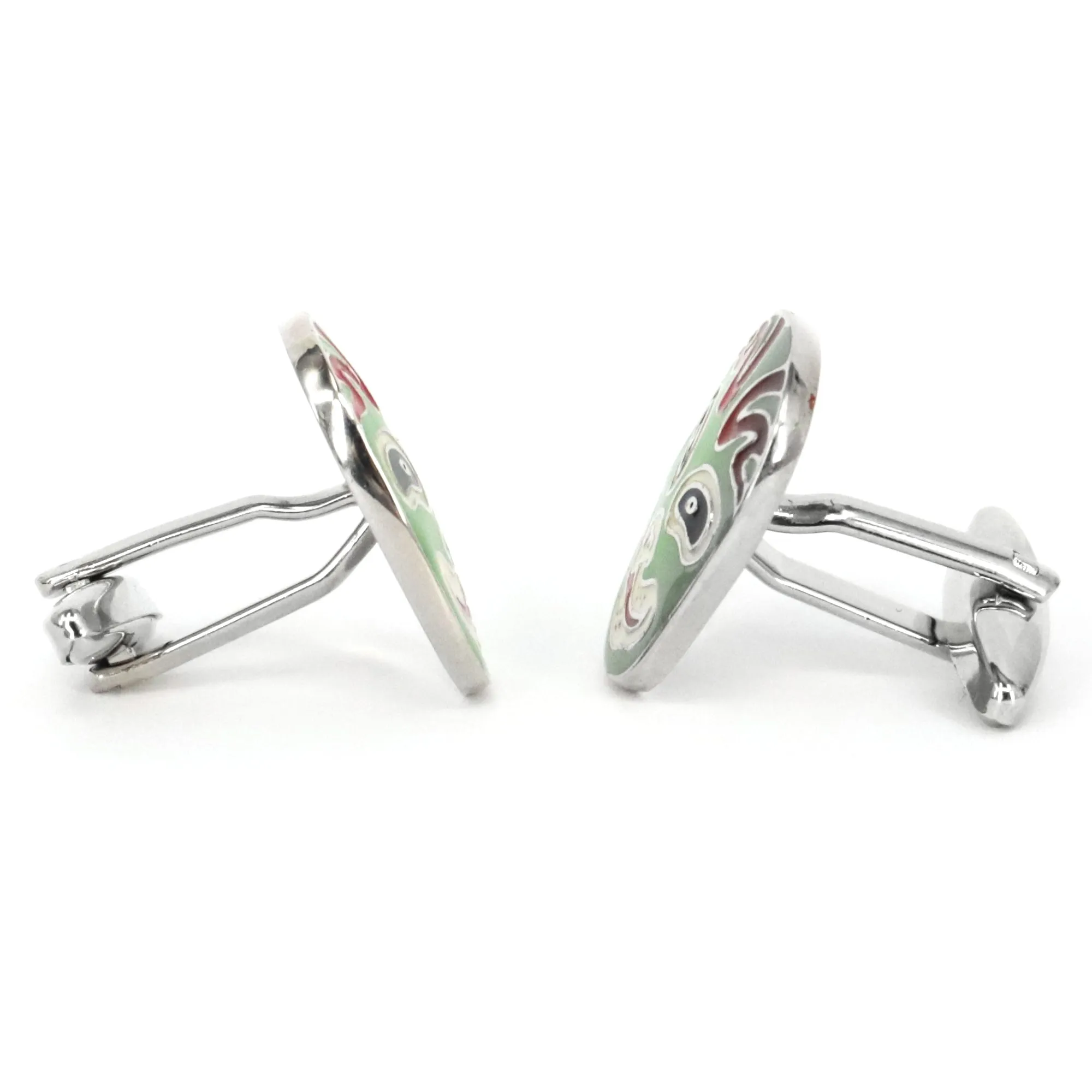 Jing Mask or Chinese Opera mask Cufflinks (Online Exclusive)