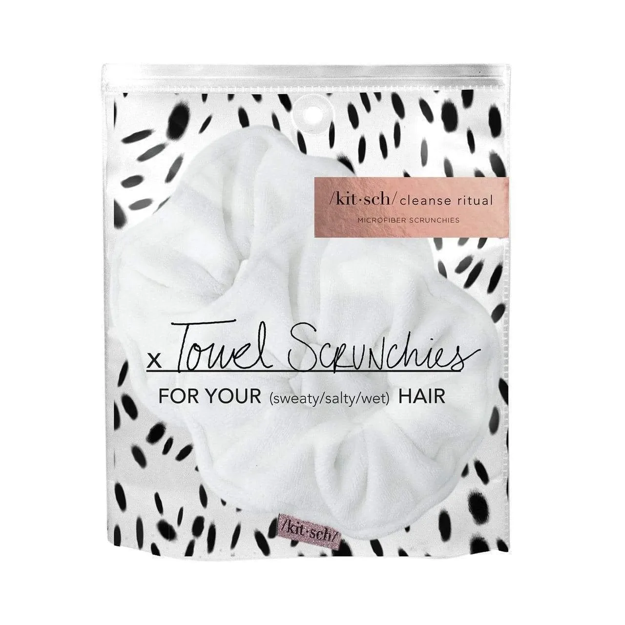 Kitsch - Microfiber Towel Scrunchies in White