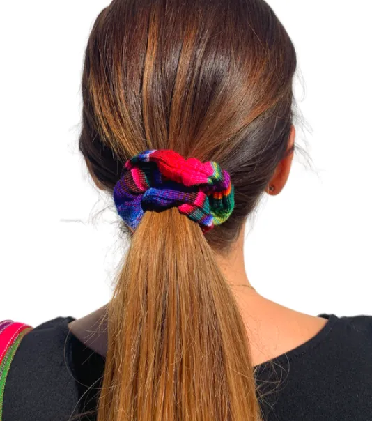 LMY Hacienda Serape Striped Scrunchie