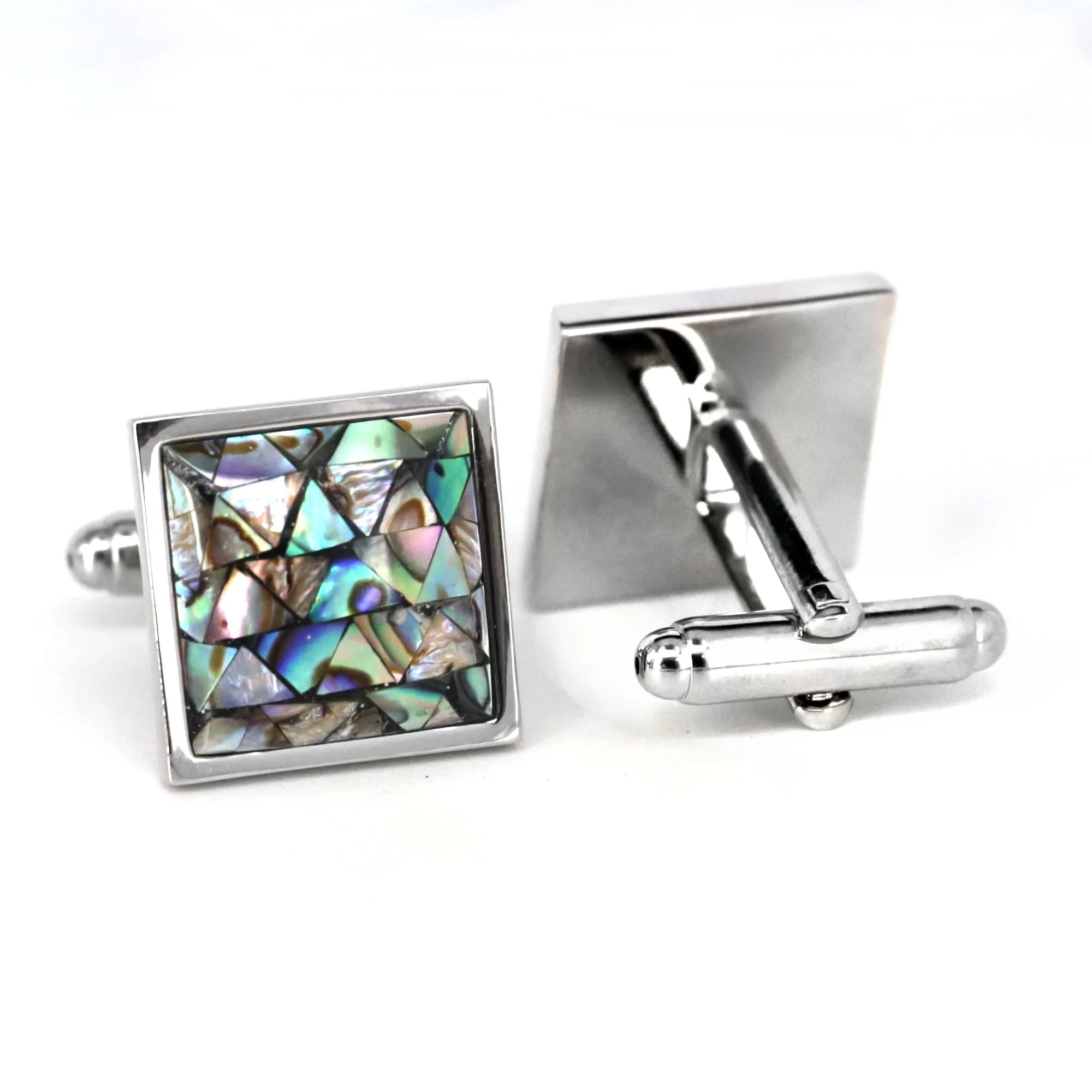 MarZthomson Abalone Mosaic Cufflinks (Online Exclusive)