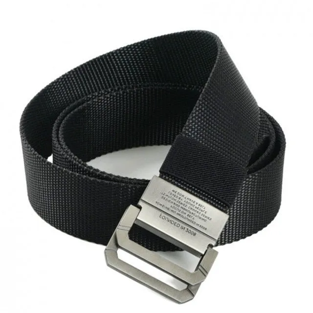 Men's Outdoor Army Military Style Tactical Nylon Belt