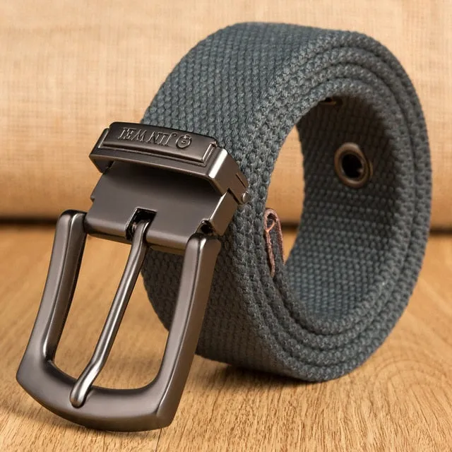 Military Tactical High Quality Canvas Detachable Buckle Strap Men Belt