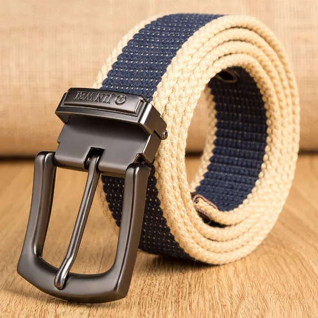 Military Tactical High Quality Canvas Detachable Buckle Strap Men Belt