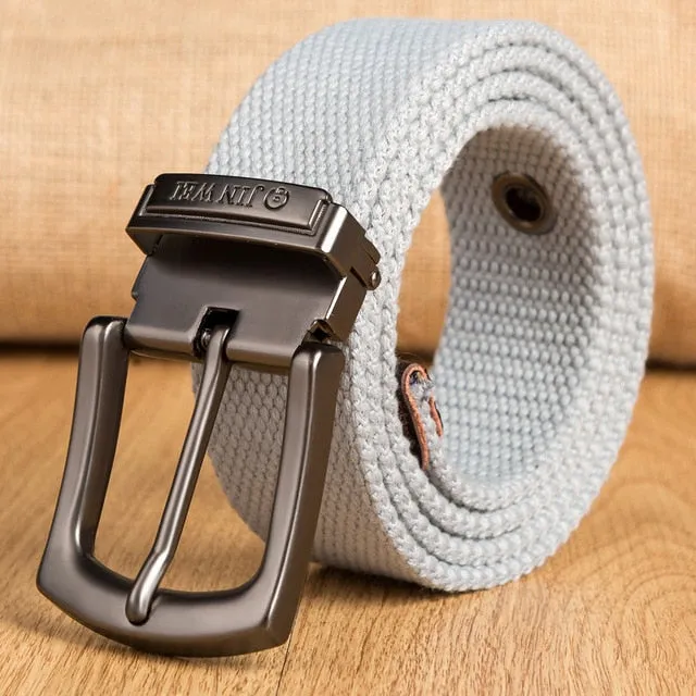 Military Tactical High Quality Canvas Detachable Buckle Strap Men Belt