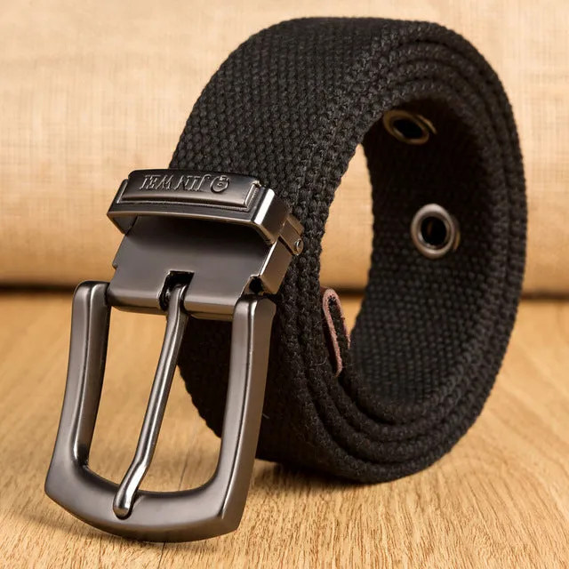 Military Tactical High Quality Canvas Detachable Buckle Strap Men Belt