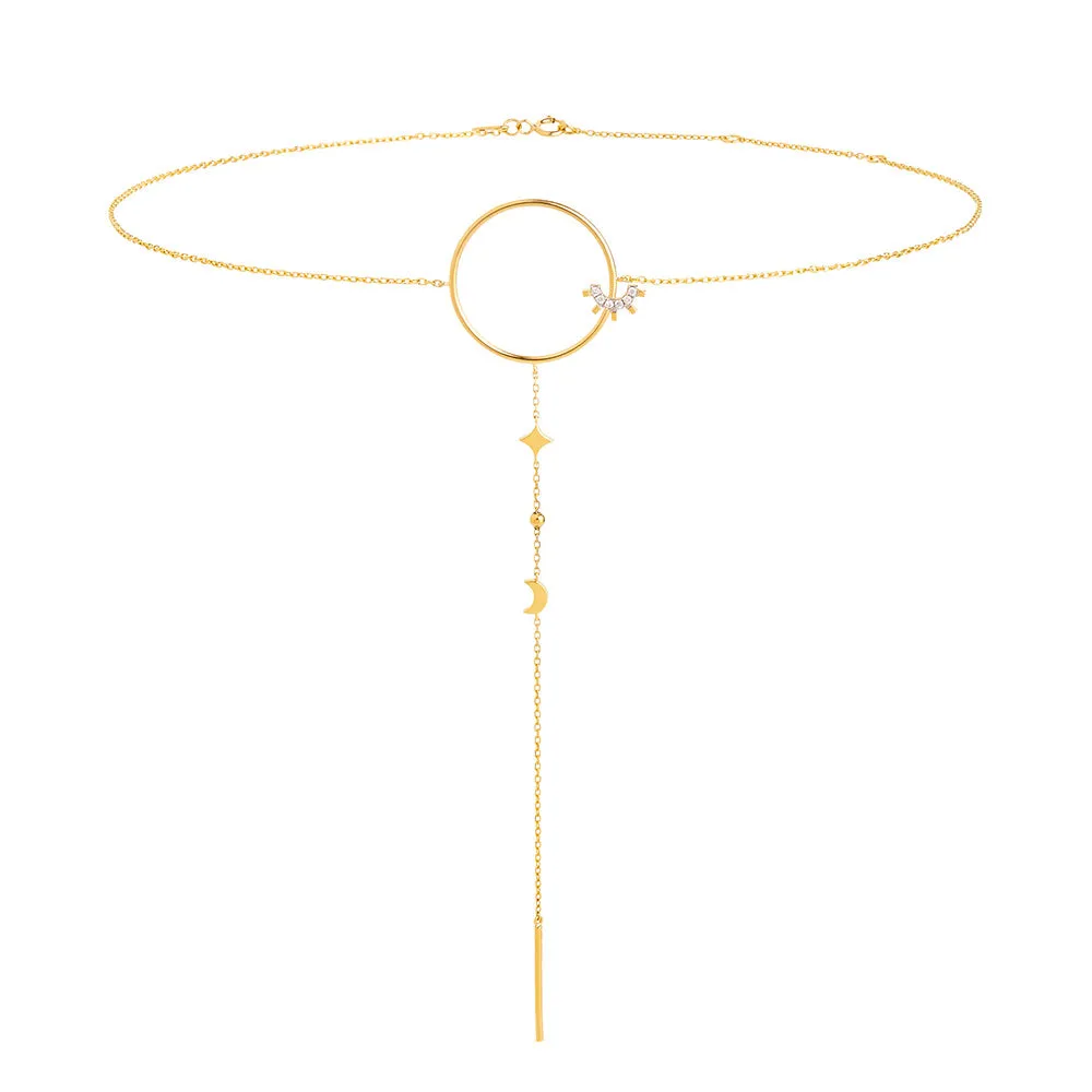 Modern Words Fine Moonlight Choker