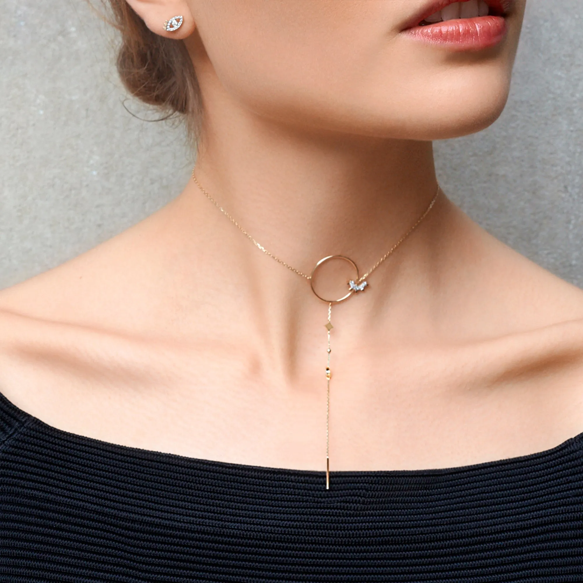 Modern Words Fine Moonlight Choker