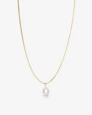 Organic Pearl   Pavé Layering Necklace