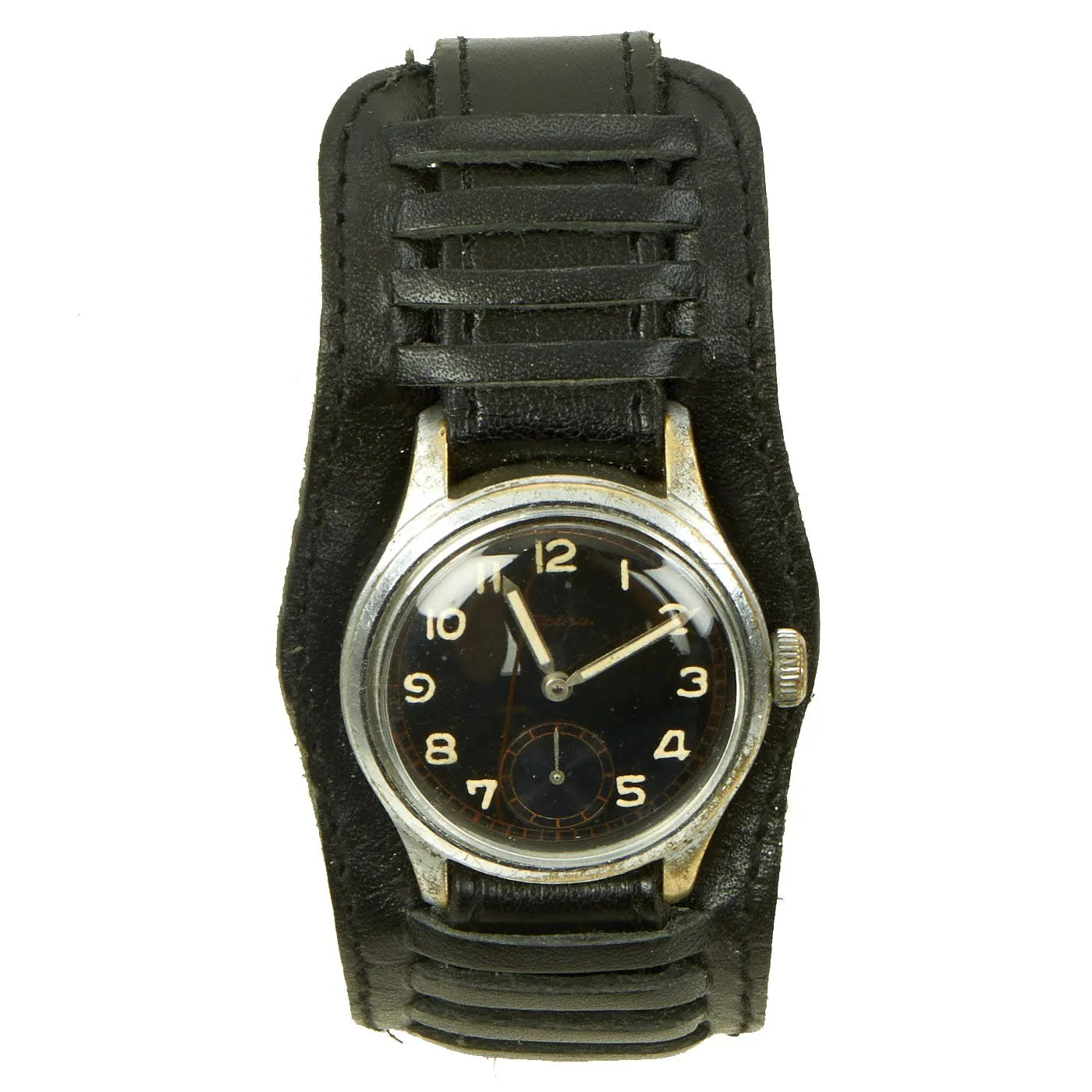 Original German WWII Luftwaffe D Wrist Watch by Alpina Serial D 229765 - Fully Functional