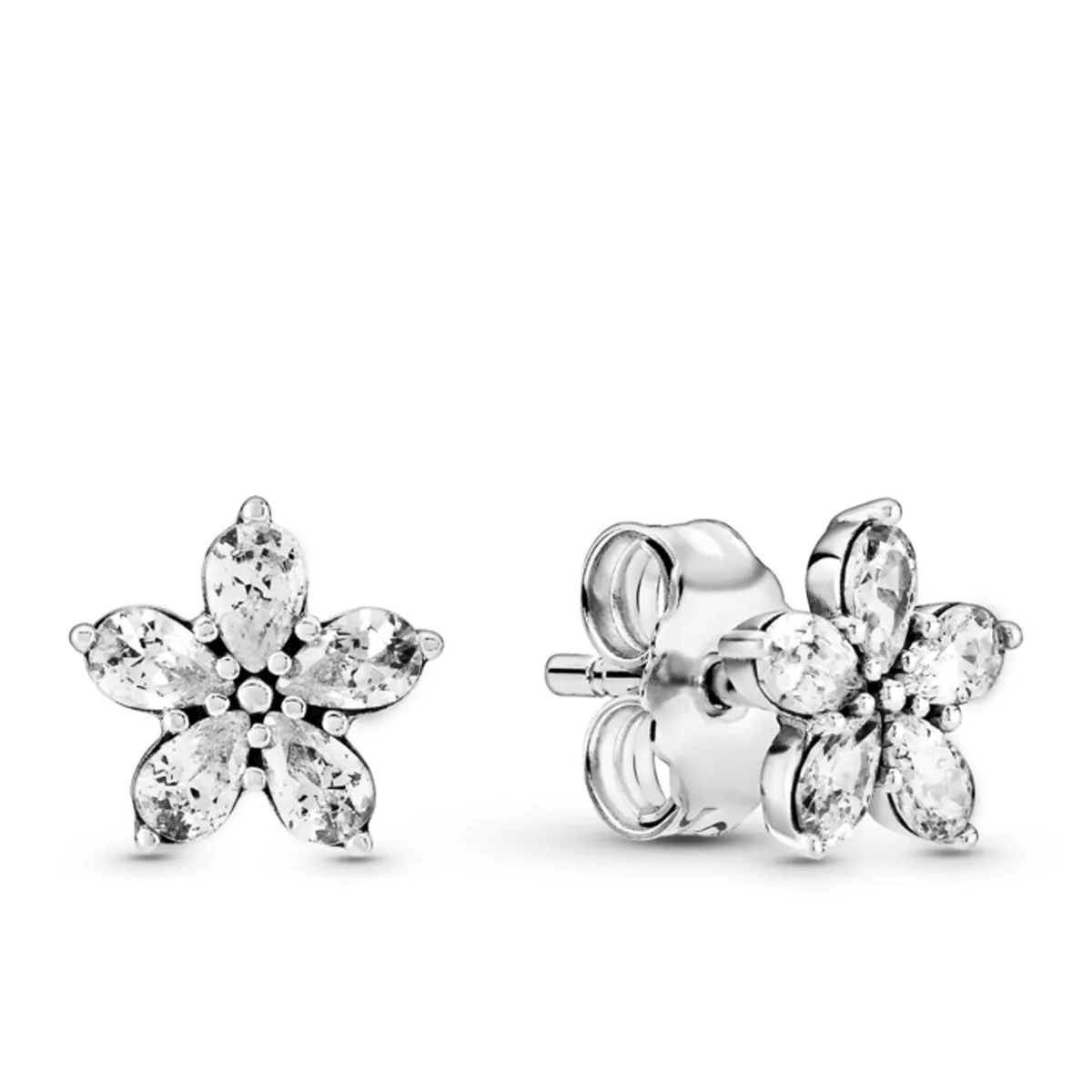 Pandora Sparkling Snowflake Stud Earrings