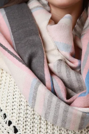 Pastel Plaid Over-sized Scarf