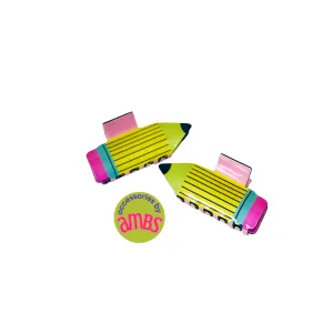 Pencil Hair Clips