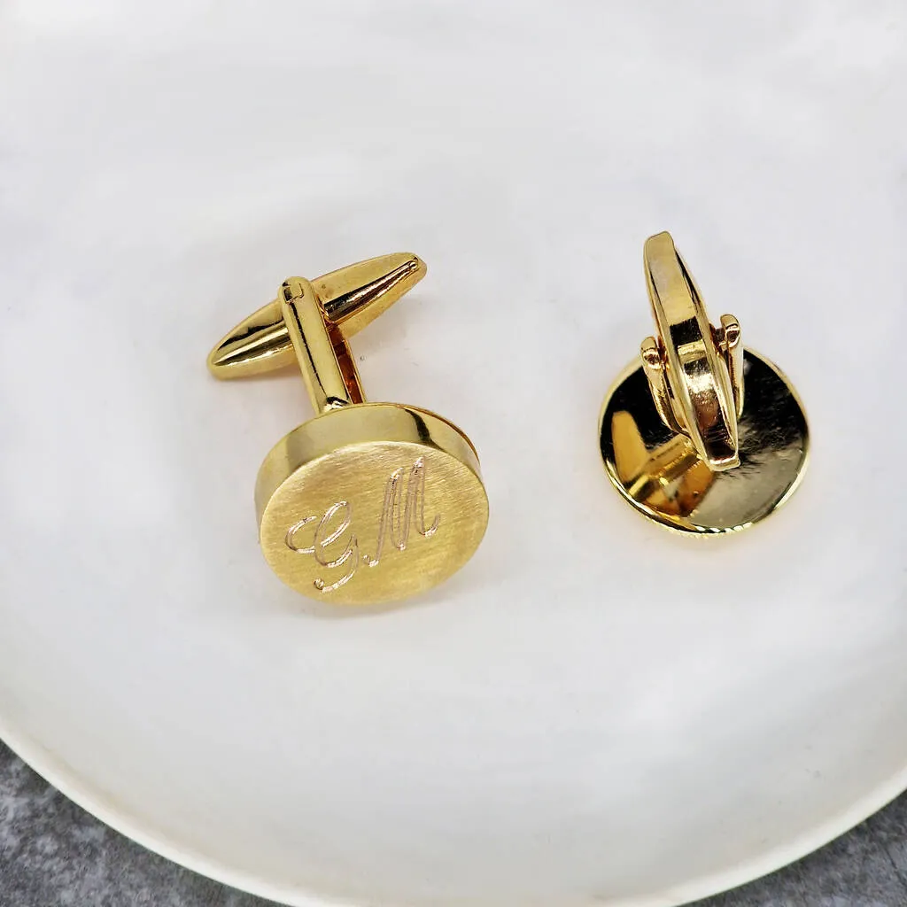 Personalised Hidden Photo And Message Twist Cufflinks