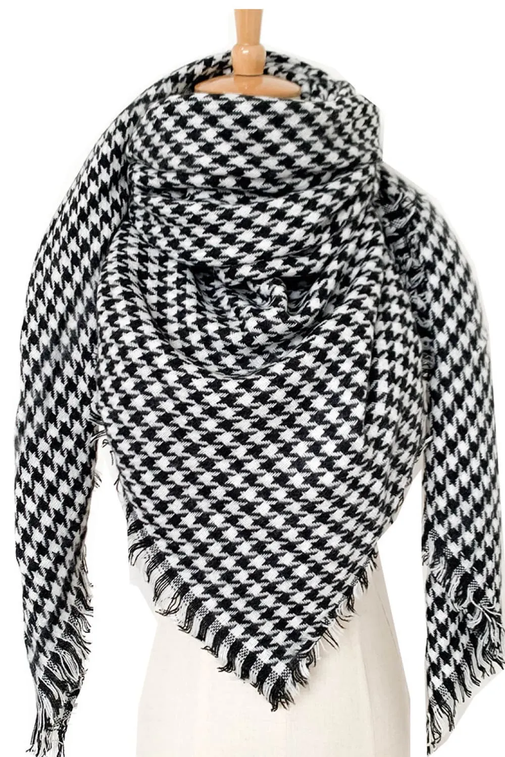 Plaid Scarf - Imitation Cashmere for a Classic Winter Look